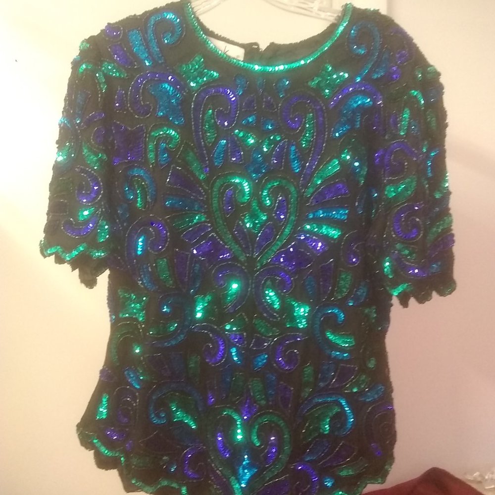Women's Sequin Shirt